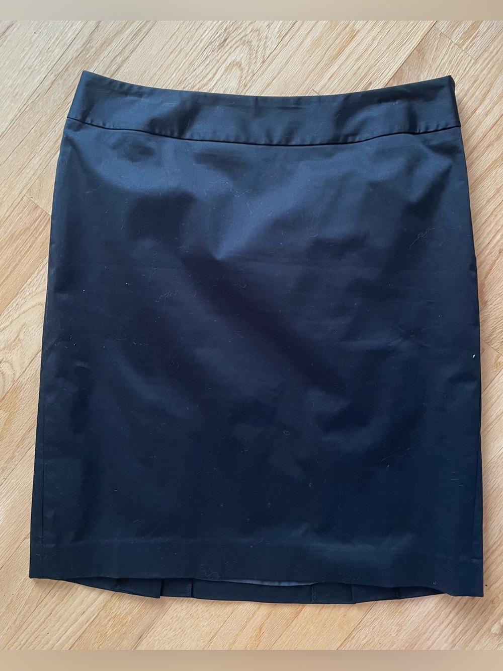Ann Taylor LOFT Classic Black Pencil Lined Skirt size 6